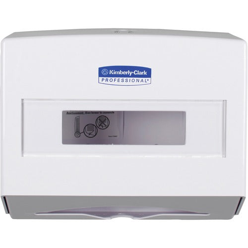 Kimberly-Clark Professional  Towel Dispenser, Compact, 10-3/4"Wx4-3/4"Dx9"H, White