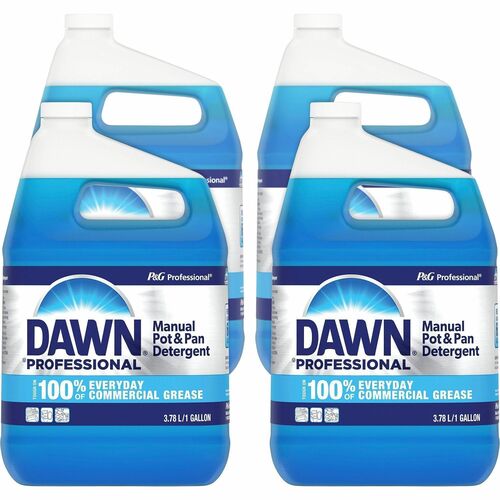Procter & Gamble Commercial  Dishwashing Liquid, Original, 1 Gallon, 4/CT, Blue