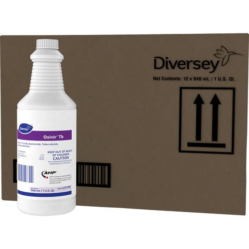 Diversey Care  Disinfectant Cleaner, Spray, 32oz, 12/CT, Clear-DVO4277285CT
