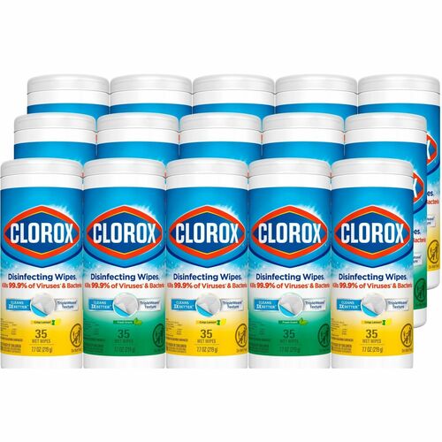 Clorox Company  Disinfecting Wipes, 35 Wipes/BT, 15 BT/CT, AST Scents