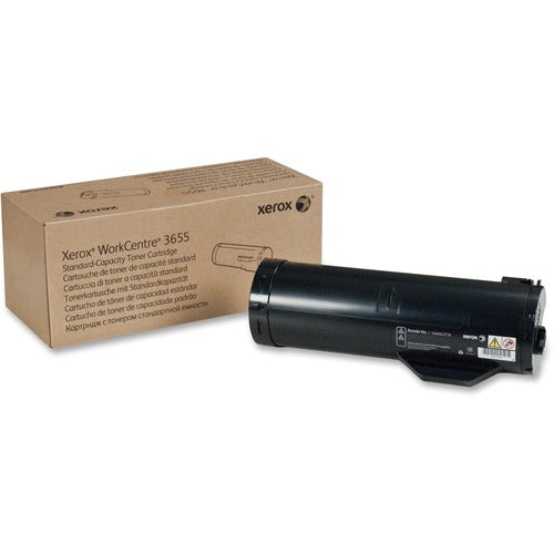Xerox  Toner Cartridge, f/WC3655, 6100 Page Yield, Black