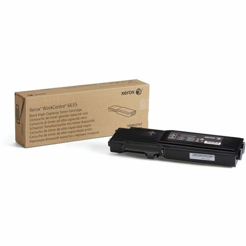 Xerox  Toner Cartridge, f/WC6655, 12000 Page Yield, Black