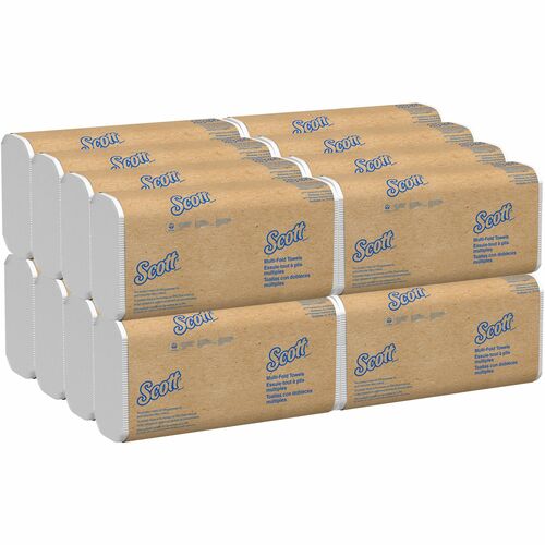 Kimberly-Clark Professional  Multi-Fold Towels, Recycled Fiber, 250-Sheet, 16/CT, White