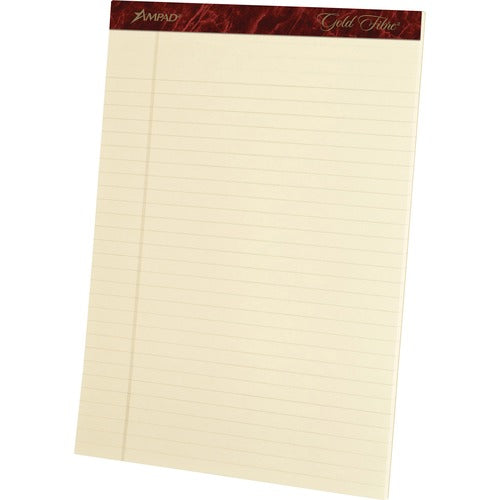 Tops  Legal Pads,20 lb.,Legal Ruled,8-1/2"x11-3/4",4/PK,Ivory