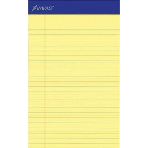 Tops  Perforated Pad, Jr. Legal Rule, 50 Sheets/Pad, 5"x8", CY