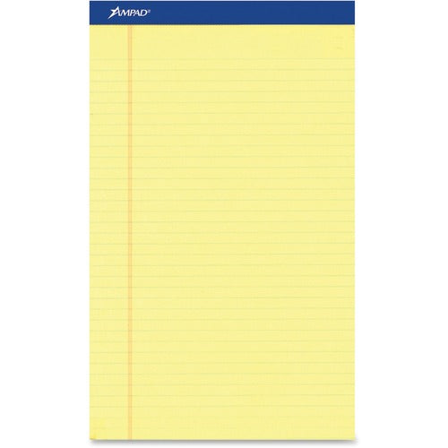 Tops  Perforated Pad, Legal Rule, 50 Sheets/Pad, 8-1/2"x11-3/4",CY