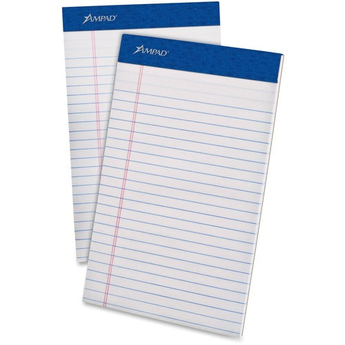 Tops  Perforated Pad, Jr. Legal Rule, 50 Sheets/Pad, 5"x8", WE