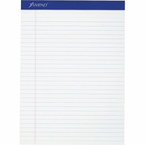 Tops  Perforated Pad, Legal Rule, 50 Sheets/Pad, 8-1/2"x11-3/4",WE
