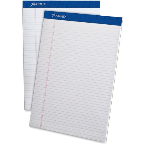 Tops  Perforated Pad, Narrow Rule, 50 Sheets/Pad,8-1/2"x11-3/4",WE