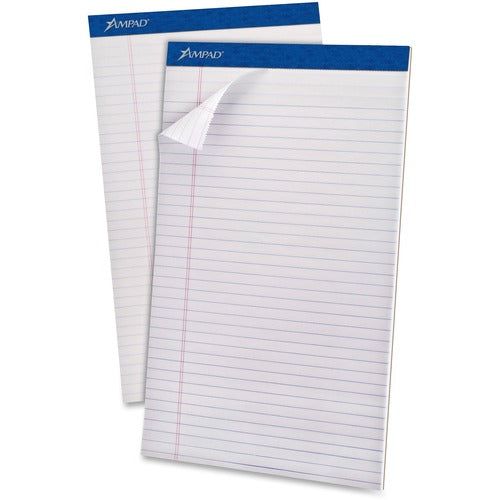 Tops  Perforated Pad, Legal Rule, 50 Sheets/Pad, 8-1/2"x14",WE