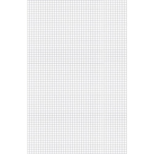 Tops  Quad Pads, Ruled 4x4, 50 Sheets,11"x17", White