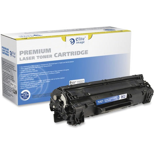 Elite Image  Remanuf. Toner Cartridge, f/Canon 125, 1600 Page Yld, Black-ELI75921