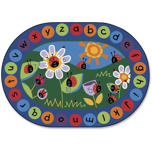 Carpets for Kids  Circletime Mat, Ladybugs, 8'3"x11'8", Multi