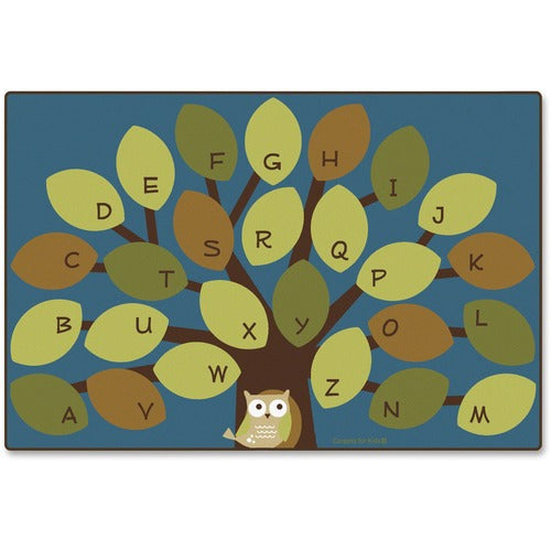 Carpets for Kids  Owl-phabet Tree Mat, 6'x9', Multi