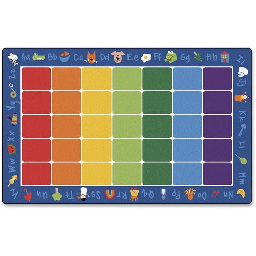 Carpets for Kids  Seating Rug, Fun With Phonics, Rectangle, 7'6"x12"