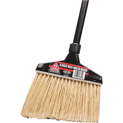 Diversey Care  Broom, Flagged Bristles, 14" Head, 48" Handle, BK-DVO91351