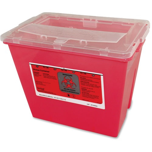 Impact Products  Sharps Container, 2Gal Capacity, Red