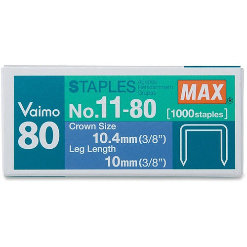 Max USA  Repl Staples f/MAX HD-11UFL, 1000/BX, Silver