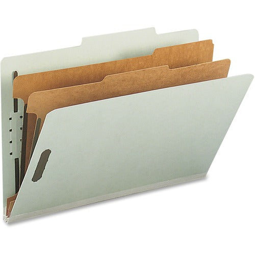 Nature Saver  Classification Folder,w/ Fast,LGL,2 Div,2/5 Cut,10/BX,GYGN