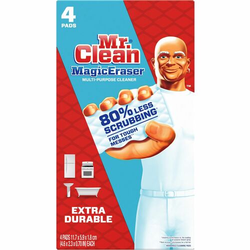 Procter & Gamble Commercial  Magic Eraser Cleaning pad, Extra Power, 4/BX,