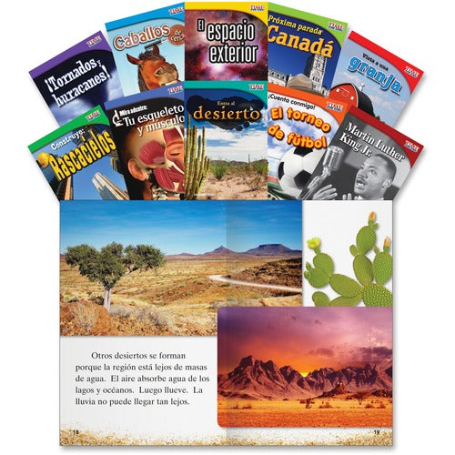 Shell Education Teacher Created Materials  Time For Kids Book Set 2, Spanish, Gr 2, 10/ST