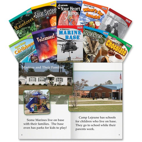 Shell Education Teacher Created Materials  Time For Kids Book Set 3, Informational Text, Gr 2, 10/ST