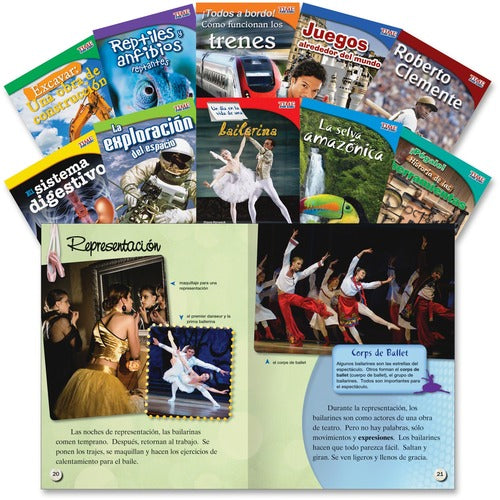 Shell Education Teacher Created Materials  Time For Kids Book Set 2, Spanish, Gr 3, 10/ST
