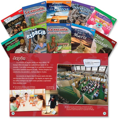 Shell Education Teacher Created Materials  Time For Kids Book Set 3, Spanish, Gr 3, 10/ST
