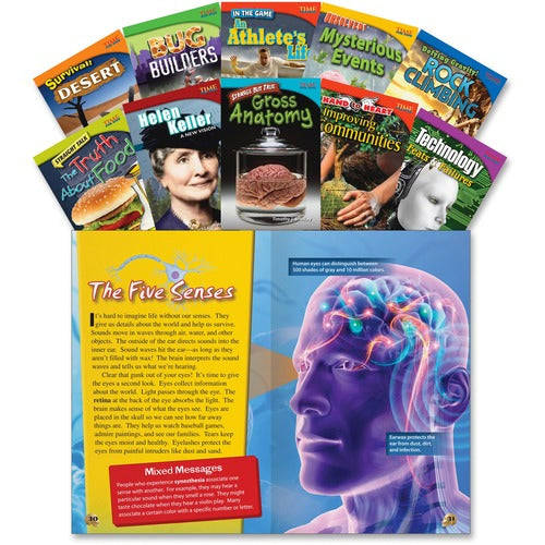 Shell Education Teacher Created Materials  Time For Kids Book Set 1, Informational Text, Gr 4, 10/ST