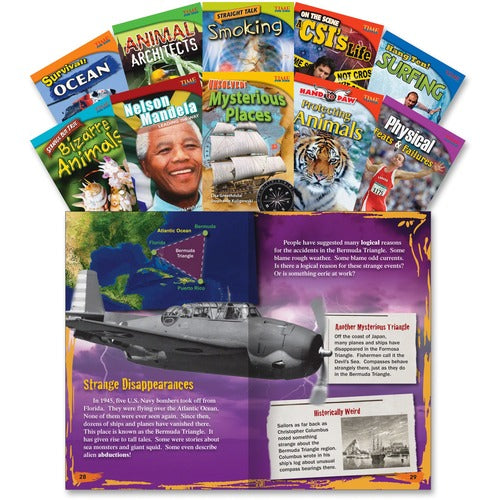 Shell Education Teacher Created Materials  Time For Kids Book Set 2, Informational Text, Gr 4, 10/ST