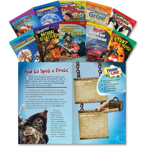 Shell Education Teacher Created Materials  Time For Kids Book Set 1, Informational Text, Gr 5, 10/ST