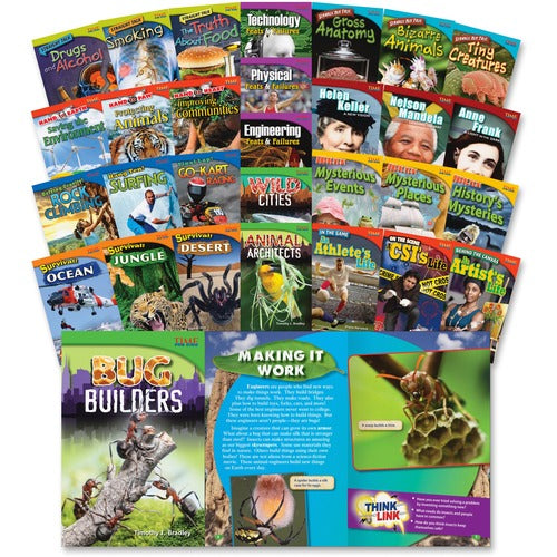 Shell Education Teacher Created Materials  Informational Text Set, Grade 4, 30 BK/ST