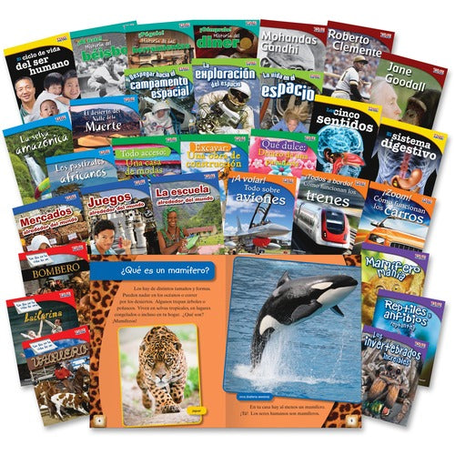Shell Education Teacher Created Materials  Informational Text Set, Spanish, Grade 3, 30 BK/ST