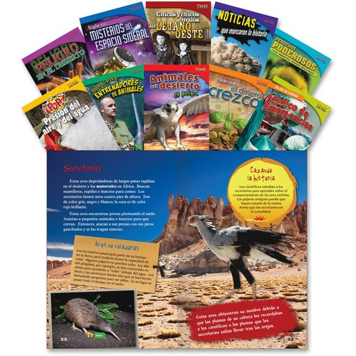 Shell Education Teacher Created Materials  Time For Kids Book Set 2, Spanish, Gr 5, 10/ST