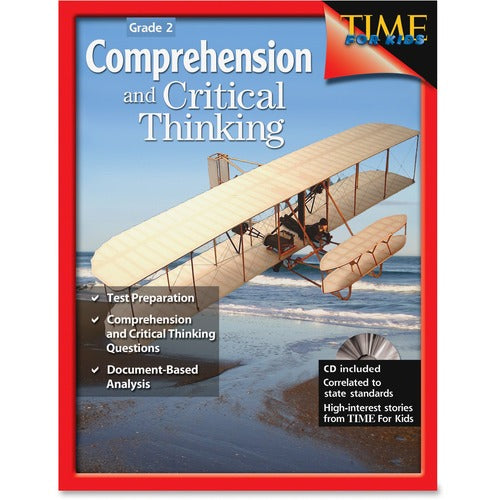 Shell Education Teacher Created Materials  Comprehension/Critical Thinking Resource, w/CD, Grade 2