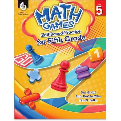 Shell Education Teacher Created Materials  Teaching Resource, Math Games Skills Practice, Grade 5