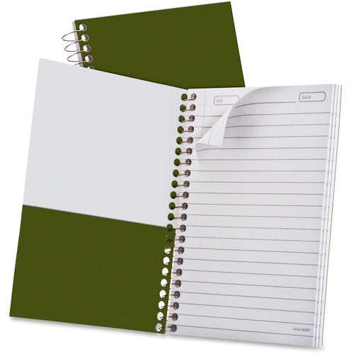 Tops  Personal Notebook, College Rld, 20lb, 5"x7", 100Shts, GN