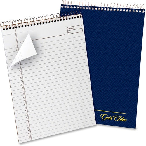 Tops  Wirebound Legal Pad, 20lb, 8-1/2"x11-3/4", 70Shts, White