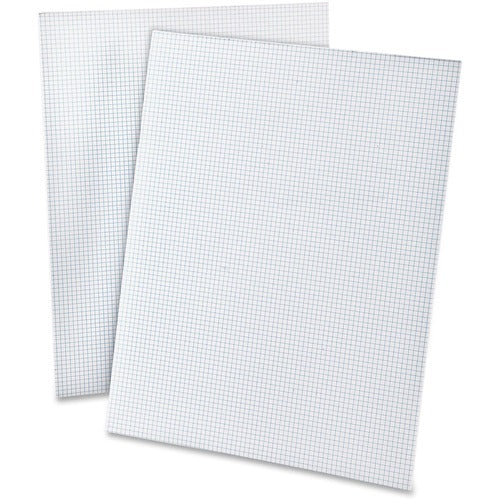 Tops  2-Sided Quadrille Ruled Pads,LTR,8x8Sq/In,50 Sht,WE
