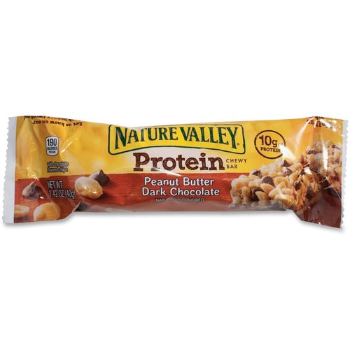 General Mills  Chewy Protein Bar,Peanut Butter/Dark Chocolate,16/BX-GNMSN31849
