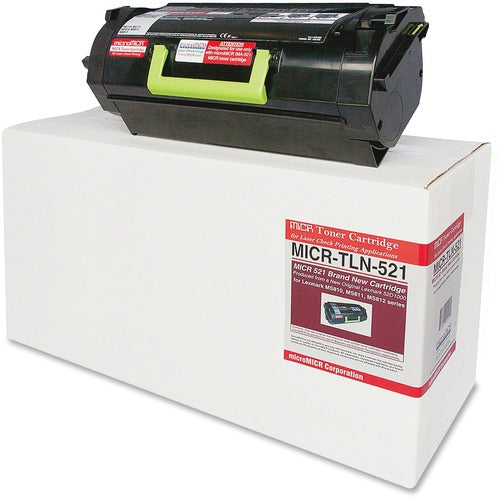 MicroMICR CORP  MICR Toner Cartridge, R/ LEX MS810, Use w/MICRIMA521, BK