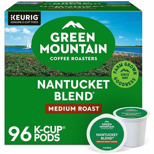 Green Mountain  Coffee,Nantucket Blend,Medium Roast,K-Cup,24/BX,4BX/CT-GMT6663CT