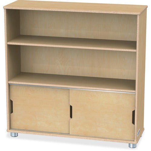 Jonti-Craft, Inc.  Bookshelf, TrueModern, 2 Shelf, 36"x36"x12",Baltic