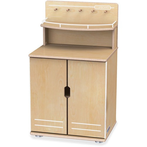 Jonti-Craft, Inc.  Play Kitchen, TrueModern, Cupboard, 34.5"x20"x15", Baltic