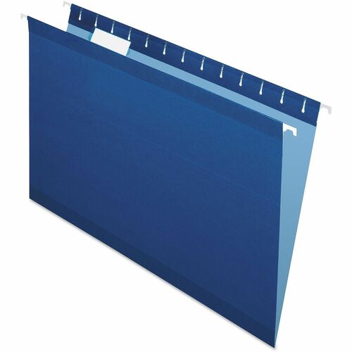 Pendaflex  Hanging Folder, 1/5 Tab Cut, Legal, 25/BX, Navy