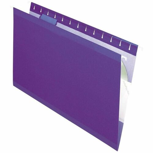 Pendaflex  Hanging Folder, 1/5 Tab Cut, Legal, 25/BX Violet