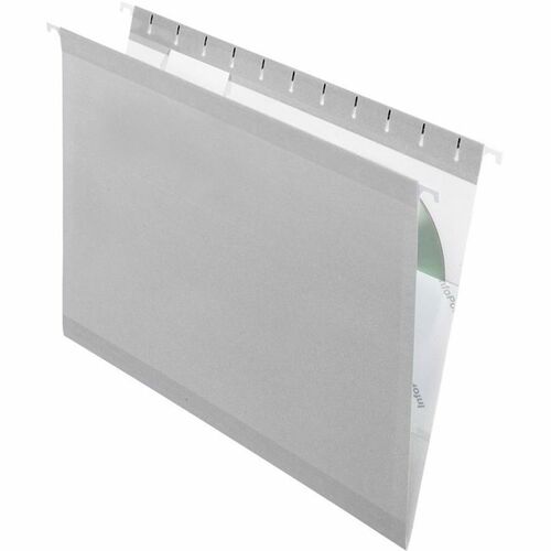 Pendaflex  Hanging Folder, 1/5 Tab Cut, Letter, 25/BX, Gray