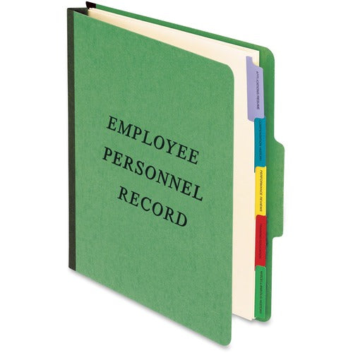Pendaflex  Personnel Folder,Vertical, 20 Pt, 2" Exp, 1/3 Cut, Ltr, GN