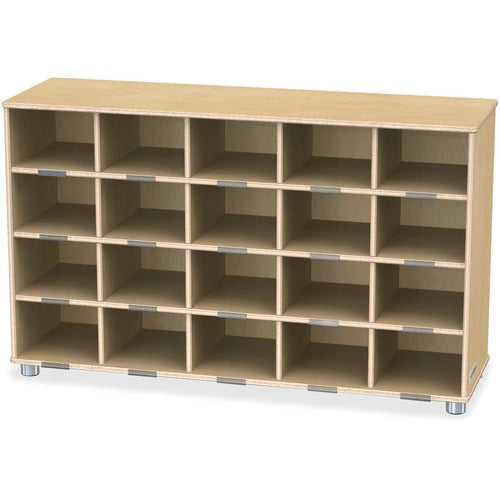 Jonti-Craft, Inc.  20 Cubbie Shelf,TrueModern,No Bins,29.5"x48.5"x15",Baltic