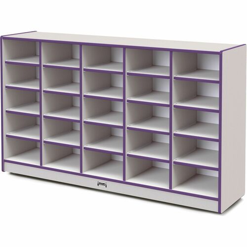 Jonti-Craft, Inc.  Mobile 25 Tub Storage,No Bins,35.5"x60"x15",Purple